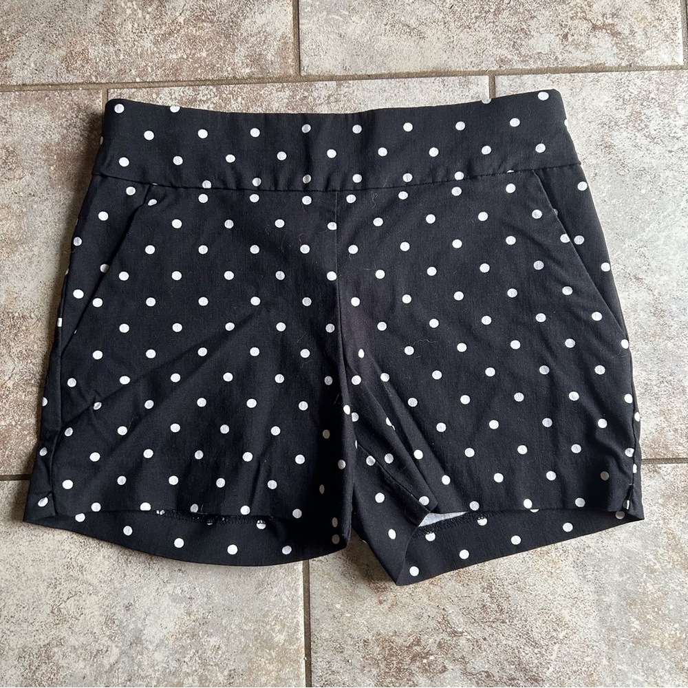 INC B/W Polka Dot Shorts - Picture 2 of 5